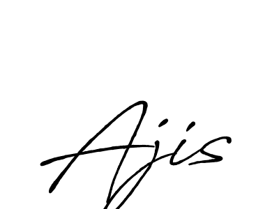 The best way (Antro_Vectra_Bolder) to make a short signature is to pick only two or three words in your name. The name Ajis include a total of six letters. For converting this name. Ajis signature style 7 images and pictures png