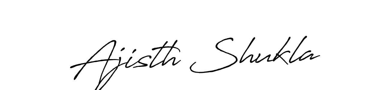 It looks lik you need a new signature style for name Ajisth Shukla. Design unique handwritten (Antro_Vectra_Bolder) signature with our free signature maker in just a few clicks. Ajisth Shukla signature style 7 images and pictures png