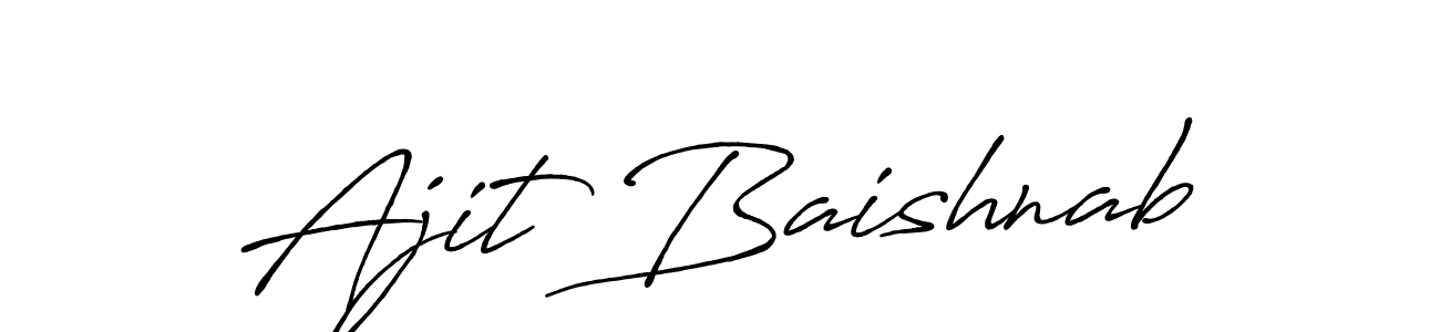 Also You can easily find your signature by using the search form. We will create Ajit Baishnab name handwritten signature images for you free of cost using Antro_Vectra_Bolder sign style. Ajit Baishnab signature style 7 images and pictures png