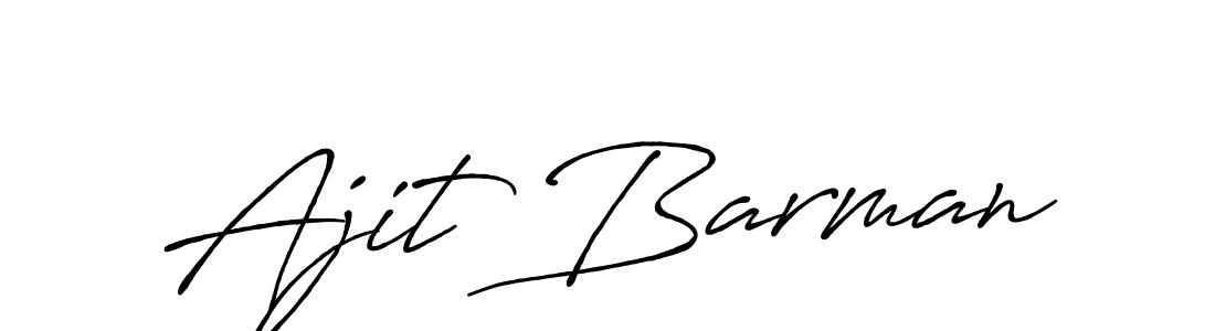 Use a signature maker to create a handwritten signature online. With this signature software, you can design (Antro_Vectra_Bolder) your own signature for name Ajit Barman. Ajit Barman signature style 7 images and pictures png