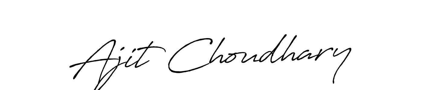 Make a short Ajit Choudhary signature style. Manage your documents anywhere anytime using Antro_Vectra_Bolder. Create and add eSignatures, submit forms, share and send files easily. Ajit Choudhary signature style 7 images and pictures png