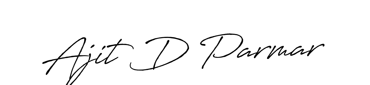 Make a beautiful signature design for name Ajit D Parmar. Use this online signature maker to create a handwritten signature for free. Ajit D Parmar signature style 7 images and pictures png