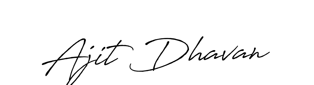 Ajit Dhavan stylish signature style. Best Handwritten Sign (Antro_Vectra_Bolder) for my name. Handwritten Signature Collection Ideas for my name Ajit Dhavan. Ajit Dhavan signature style 7 images and pictures png