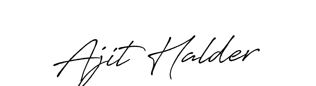 Use a signature maker to create a handwritten signature online. With this signature software, you can design (Antro_Vectra_Bolder) your own signature for name Ajit Halder. Ajit Halder signature style 7 images and pictures png