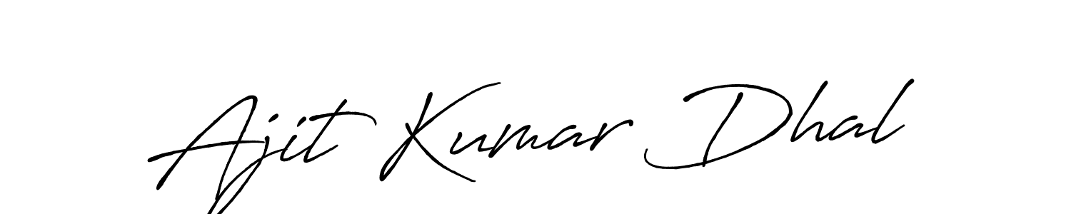 Make a beautiful signature design for name Ajit Kumar Dhal. Use this online signature maker to create a handwritten signature for free. Ajit Kumar Dhal signature style 7 images and pictures png