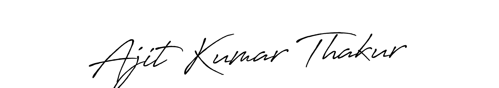 Make a beautiful signature design for name Ajit Kumar Thakur. Use this online signature maker to create a handwritten signature for free. Ajit Kumar Thakur signature style 7 images and pictures png