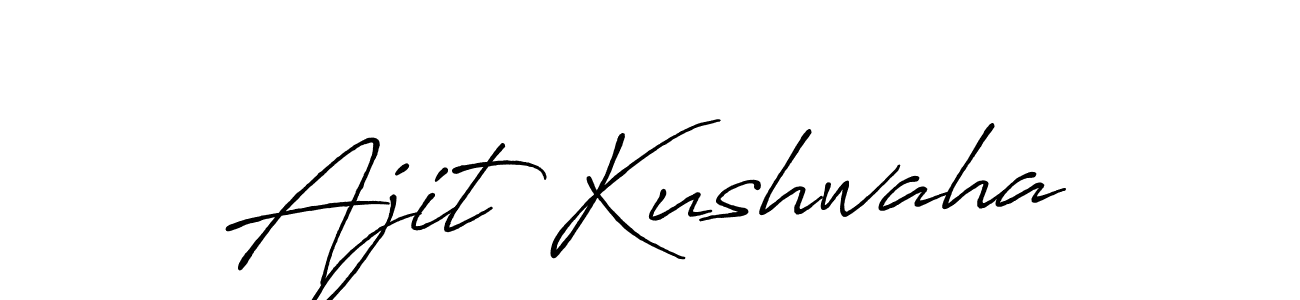 It looks lik you need a new signature style for name Ajit Kushwaha. Design unique handwritten (Antro_Vectra_Bolder) signature with our free signature maker in just a few clicks. Ajit Kushwaha signature style 7 images and pictures png