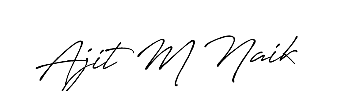 if you are searching for the best signature style for your name Ajit M Naik. so please give up your signature search. here we have designed multiple signature styles  using Antro_Vectra_Bolder. Ajit M Naik signature style 7 images and pictures png