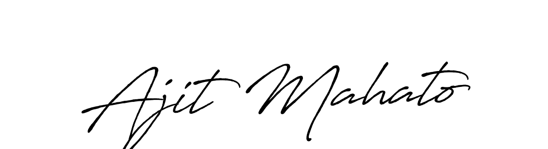 It looks lik you need a new signature style for name Ajit Mahato. Design unique handwritten (Antro_Vectra_Bolder) signature with our free signature maker in just a few clicks. Ajit Mahato signature style 7 images and pictures png
