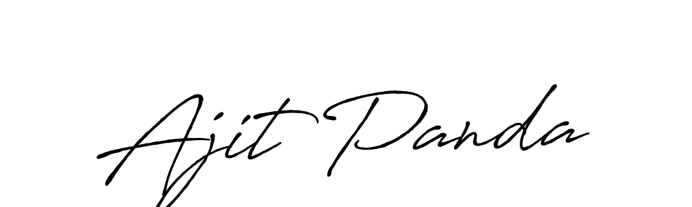 Also we have Ajit Panda name is the best signature style. Create professional handwritten signature collection using Antro_Vectra_Bolder autograph style. Ajit Panda signature style 7 images and pictures png