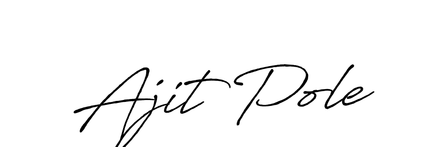 How to Draw Ajit Pole signature style? Antro_Vectra_Bolder is a latest design signature styles for name Ajit Pole. Ajit Pole signature style 7 images and pictures png