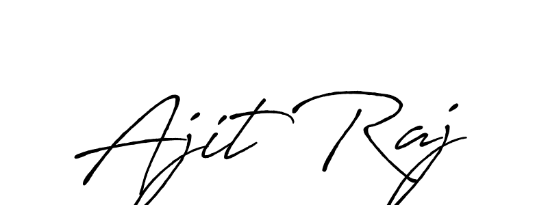 The best way (Antro_Vectra_Bolder) to make a short signature is to pick only two or three words in your name. The name Ajit Raj include a total of six letters. For converting this name. Ajit Raj signature style 7 images and pictures png