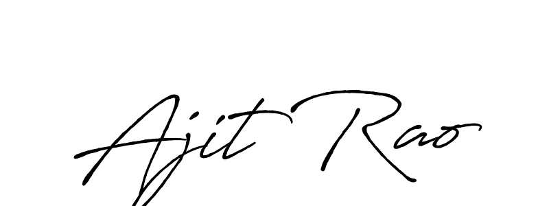 You can use this online signature creator to create a handwritten signature for the name Ajit Rao. This is the best online autograph maker. Ajit Rao signature style 7 images and pictures png