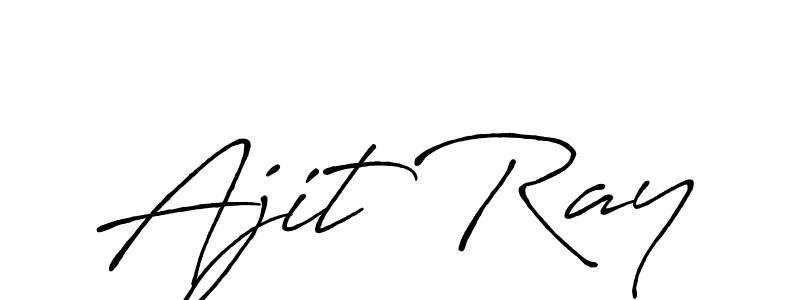 Also we have Ajit Ray name is the best signature style. Create professional handwritten signature collection using Antro_Vectra_Bolder autograph style. Ajit Ray signature style 7 images and pictures png