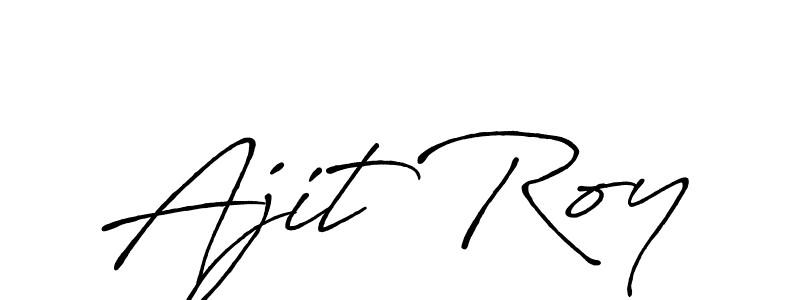 It looks lik you need a new signature style for name Ajit Roy. Design unique handwritten (Antro_Vectra_Bolder) signature with our free signature maker in just a few clicks. Ajit Roy signature style 7 images and pictures png