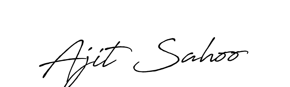 Antro_Vectra_Bolder is a professional signature style that is perfect for those who want to add a touch of class to their signature. It is also a great choice for those who want to make their signature more unique. Get Ajit Sahoo name to fancy signature for free. Ajit Sahoo signature style 7 images and pictures png