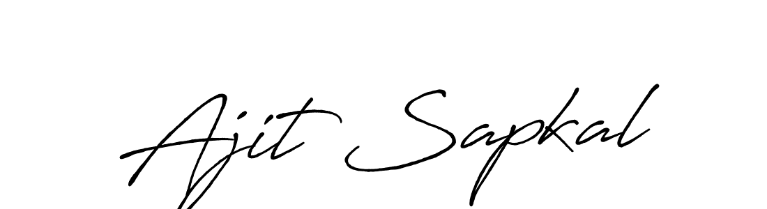 This is the best signature style for the Ajit Sapkal name. Also you like these signature font (Antro_Vectra_Bolder). Mix name signature. Ajit Sapkal signature style 7 images and pictures png
