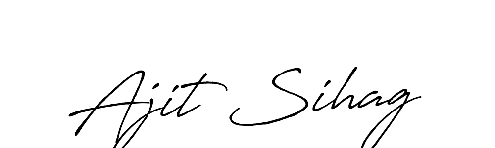 Here are the top 10 professional signature styles for the name Ajit Sihag. These are the best autograph styles you can use for your name. Ajit Sihag signature style 7 images and pictures png