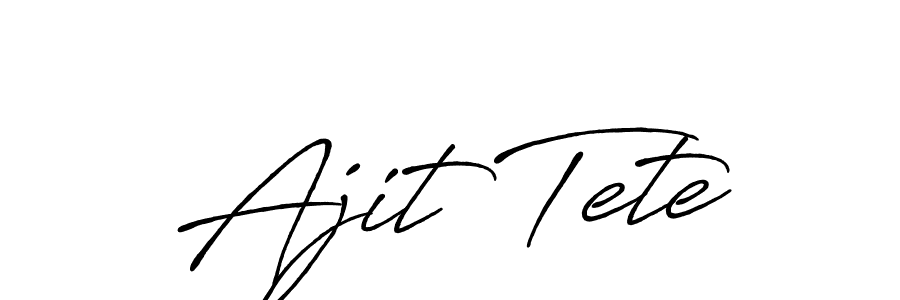 See photos of Ajit Tete official signature by Spectra . Check more albums & portfolios. Read reviews & check more about Antro_Vectra_Bolder font. Ajit Tete signature style 7 images and pictures png