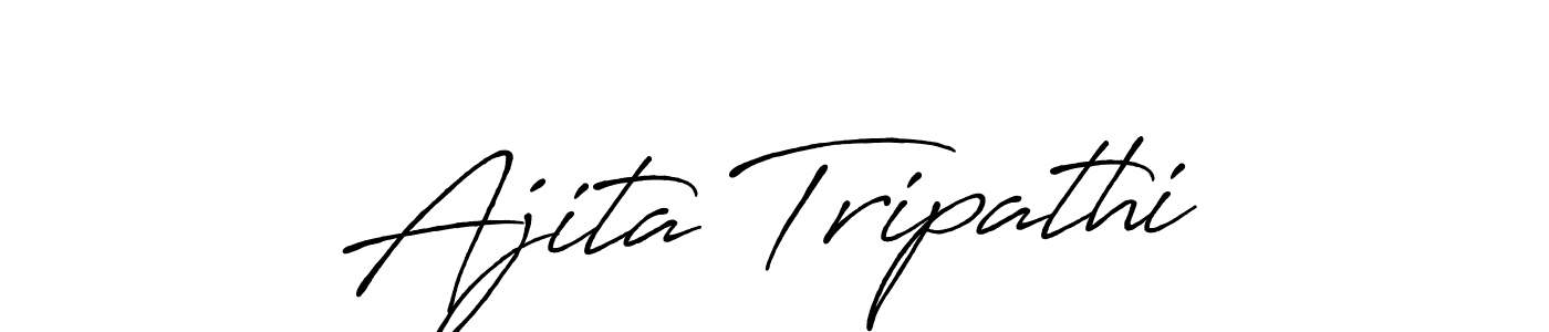 This is the best signature style for the Ajita Tripathi name. Also you like these signature font (Antro_Vectra_Bolder). Mix name signature. Ajita Tripathi signature style 7 images and pictures png