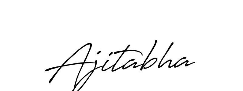 Also we have Ajitabha name is the best signature style. Create professional handwritten signature collection using Antro_Vectra_Bolder autograph style. Ajitabha signature style 7 images and pictures png