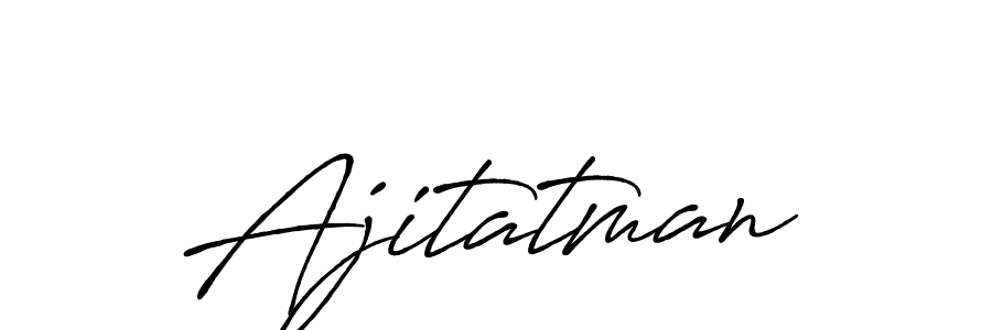 Use a signature maker to create a handwritten signature online. With this signature software, you can design (Antro_Vectra_Bolder) your own signature for name Ajitatman. Ajitatman signature style 7 images and pictures png