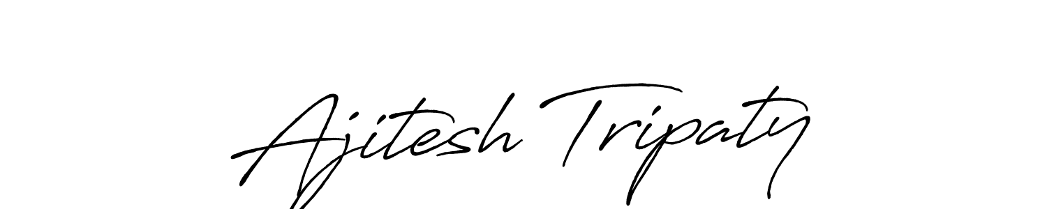 You should practise on your own different ways (Antro_Vectra_Bolder) to write your name (Ajitesh Tripaty) in signature. don't let someone else do it for you. Ajitesh Tripaty signature style 7 images and pictures png