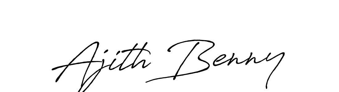 Make a beautiful signature design for name Ajith Benny. Use this online signature maker to create a handwritten signature for free. Ajith Benny signature style 7 images and pictures png