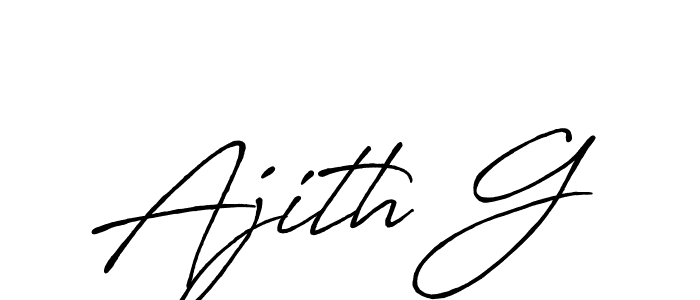 You should practise on your own different ways (Antro_Vectra_Bolder) to write your name (Ajith G) in signature. don't let someone else do it for you. Ajith G signature style 7 images and pictures png