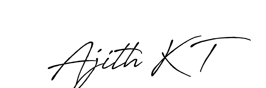 Make a beautiful signature design for name Ajith K T. Use this online signature maker to create a handwritten signature for free. Ajith K T signature style 7 images and pictures png