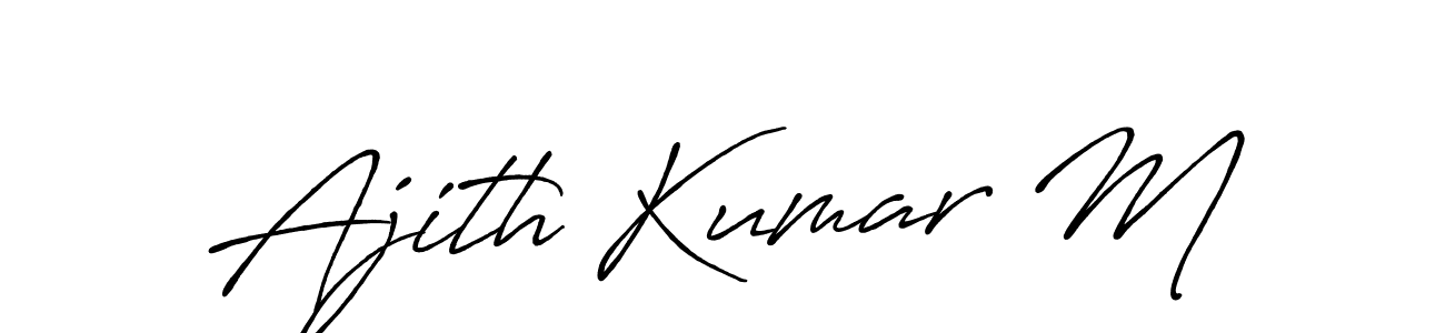 Once you've used our free online signature maker to create your best signature Antro_Vectra_Bolder style, it's time to enjoy all of the benefits that Ajith Kumar M name signing documents. Ajith Kumar M signature style 7 images and pictures png