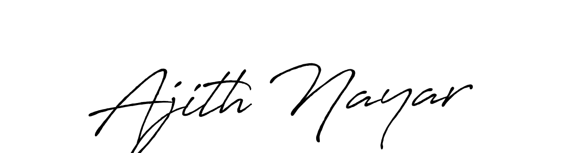 You should practise on your own different ways (Antro_Vectra_Bolder) to write your name (Ajith Nayar) in signature. don't let someone else do it for you. Ajith Nayar signature style 7 images and pictures png