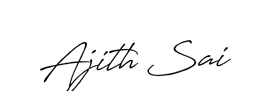 It looks lik you need a new signature style for name Ajith Sai. Design unique handwritten (Antro_Vectra_Bolder) signature with our free signature maker in just a few clicks. Ajith Sai signature style 7 images and pictures png