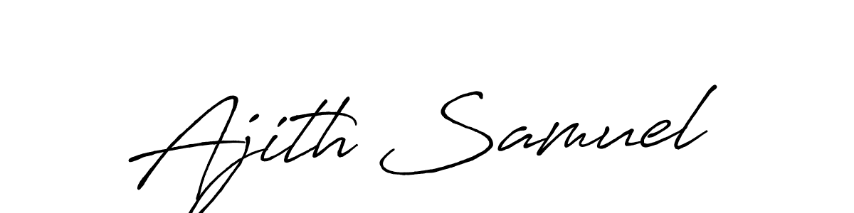 Similarly Antro_Vectra_Bolder is the best handwritten signature design. Signature creator online .You can use it as an online autograph creator for name Ajith Samuel. Ajith Samuel signature style 7 images and pictures png