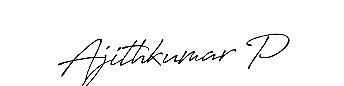Similarly Antro_Vectra_Bolder is the best handwritten signature design. Signature creator online .You can use it as an online autograph creator for name Ajithkumar P. Ajithkumar P signature style 7 images and pictures png
