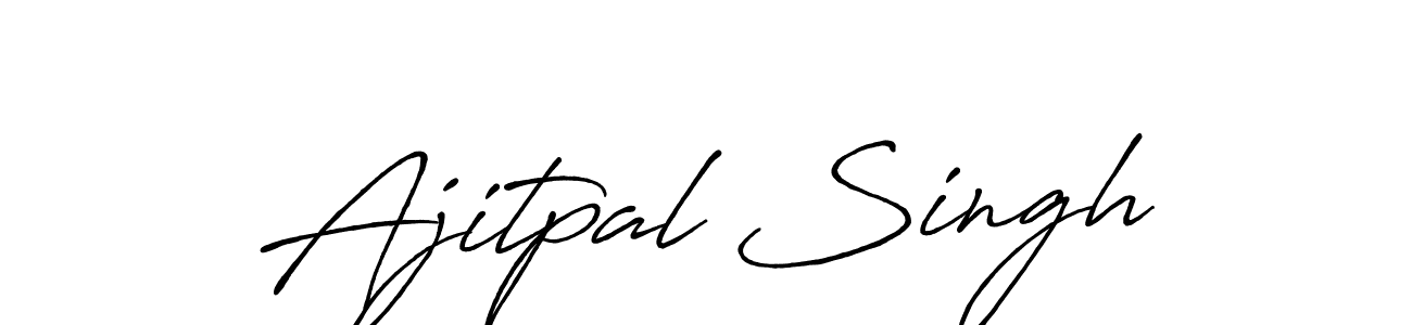 Also we have Ajitpal Singh name is the best signature style. Create professional handwritten signature collection using Antro_Vectra_Bolder autograph style. Ajitpal Singh signature style 7 images and pictures png