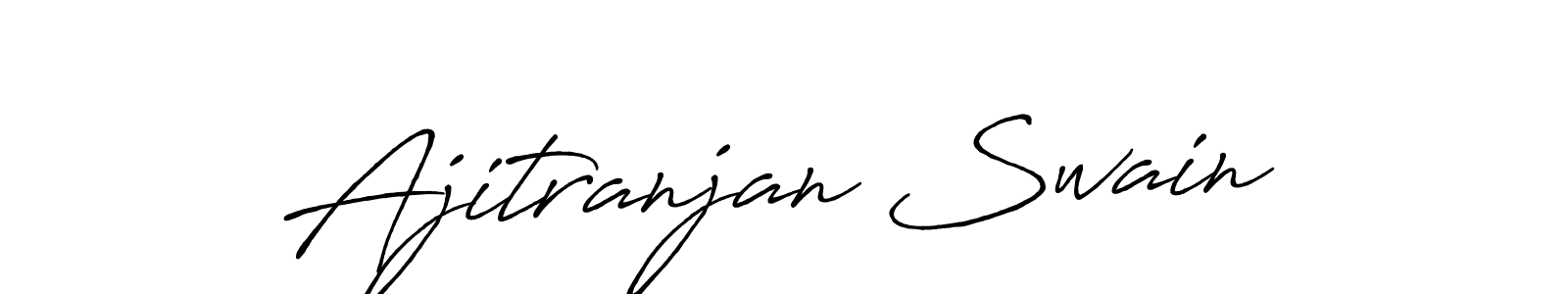 Use a signature maker to create a handwritten signature online. With this signature software, you can design (Antro_Vectra_Bolder) your own signature for name Ajitranjan Swain. Ajitranjan Swain signature style 7 images and pictures png