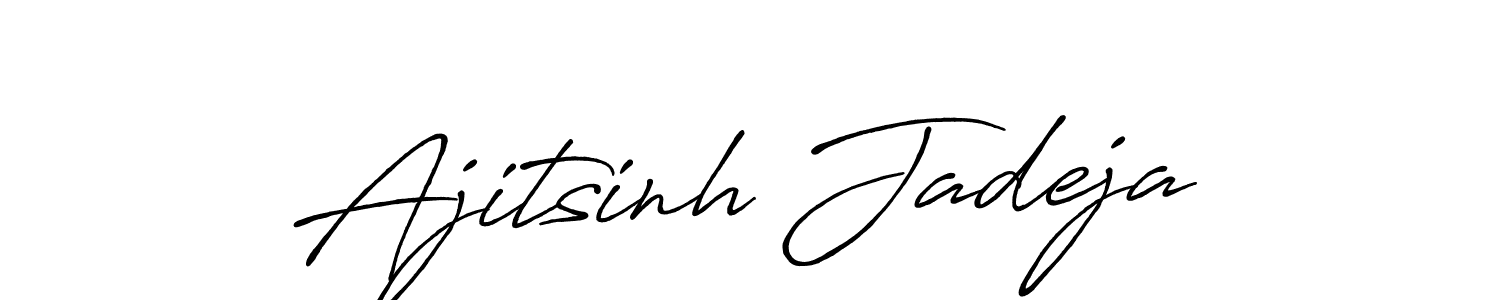 How to make Ajitsinh Jadeja signature? Antro_Vectra_Bolder is a professional autograph style. Create handwritten signature for Ajitsinh Jadeja name. Ajitsinh Jadeja signature style 7 images and pictures png