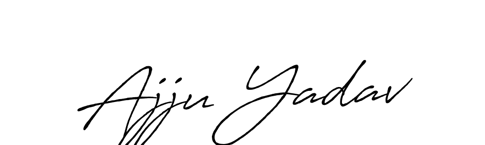 Here are the top 10 professional signature styles for the name Ajju Yadav. These are the best autograph styles you can use for your name. Ajju Yadav signature style 7 images and pictures png