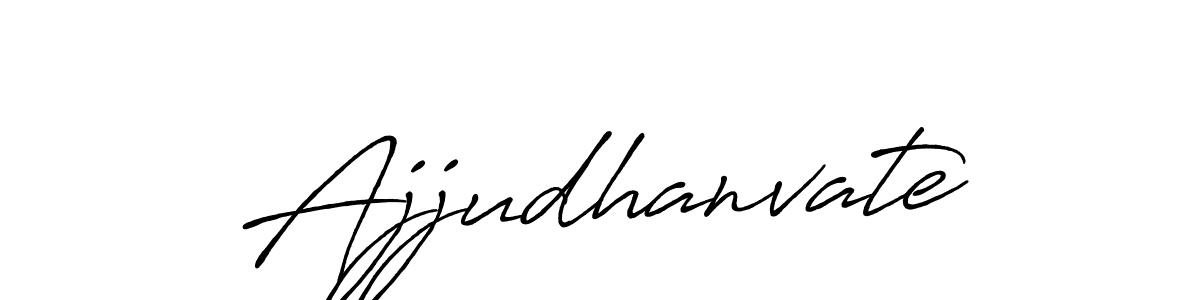 You should practise on your own different ways (Antro_Vectra_Bolder) to write your name (Ajjudhanvate) in signature. don't let someone else do it for you. Ajjudhanvate signature style 7 images and pictures png