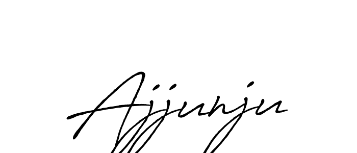 Antro_Vectra_Bolder is a professional signature style that is perfect for those who want to add a touch of class to their signature. It is also a great choice for those who want to make their signature more unique. Get Ajjunju name to fancy signature for free. Ajjunju signature style 7 images and pictures png