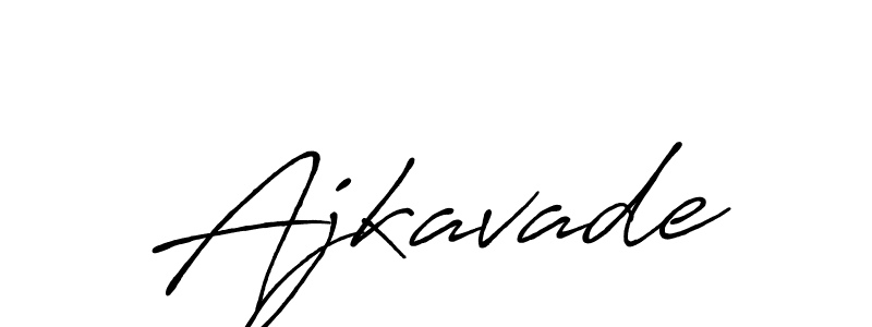 How to make Ajkavade signature? Antro_Vectra_Bolder is a professional autograph style. Create handwritten signature for Ajkavade name. Ajkavade signature style 7 images and pictures png