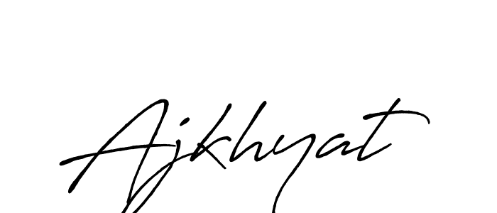 You should practise on your own different ways (Antro_Vectra_Bolder) to write your name (Ajkhyat) in signature. don't let someone else do it for you. Ajkhyat signature style 7 images and pictures png