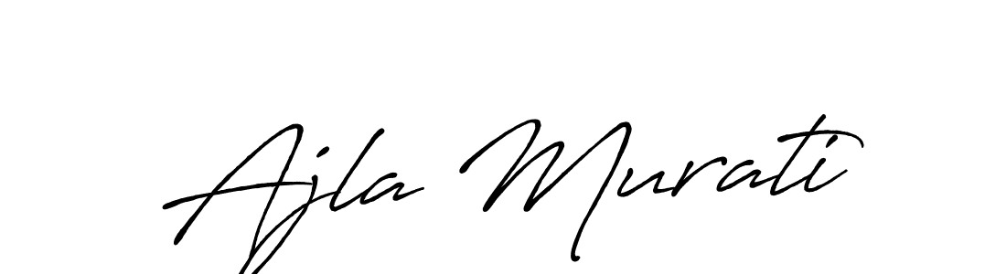 Design your own signature with our free online signature maker. With this signature software, you can create a handwritten (Antro_Vectra_Bolder) signature for name Ajla Murati. Ajla Murati signature style 7 images and pictures png