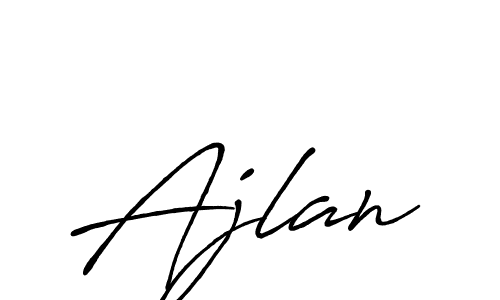 Also we have Ajlan name is the best signature style. Create professional handwritten signature collection using Antro_Vectra_Bolder autograph style. Ajlan signature style 7 images and pictures png