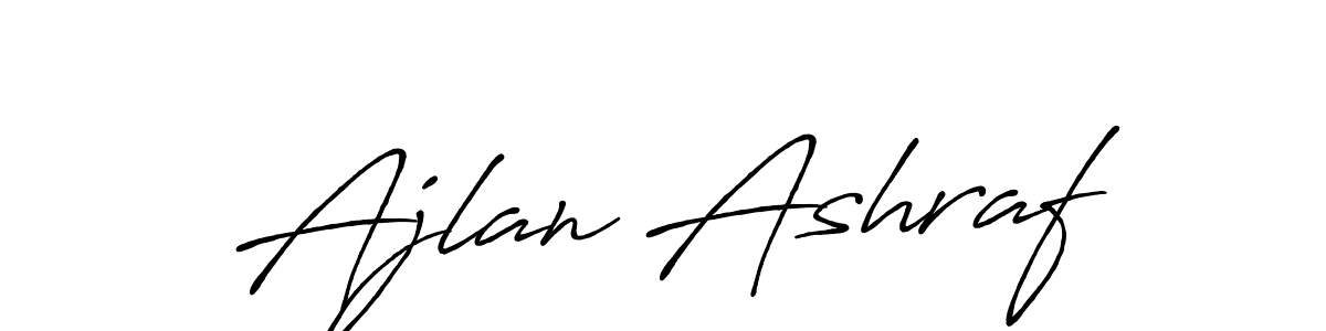 This is the best signature style for the Ajlan Ashraf name. Also you like these signature font (Antro_Vectra_Bolder). Mix name signature. Ajlan Ashraf signature style 7 images and pictures png