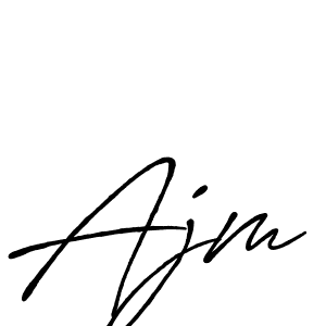 You should practise on your own different ways (Antro_Vectra_Bolder) to write your name (Ajm) in signature. don't let someone else do it for you. Ajm signature style 7 images and pictures png