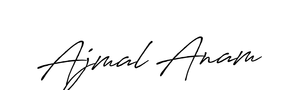 The best way (Antro_Vectra_Bolder) to make a short signature is to pick only two or three words in your name. The name Ajmal Anam include a total of six letters. For converting this name. Ajmal Anam signature style 7 images and pictures png