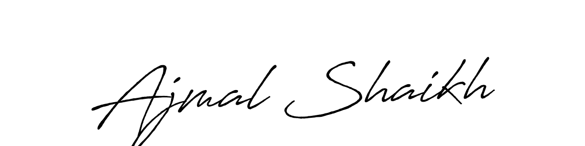 Make a short Ajmal Shaikh signature style. Manage your documents anywhere anytime using Antro_Vectra_Bolder. Create and add eSignatures, submit forms, share and send files easily. Ajmal Shaikh signature style 7 images and pictures png