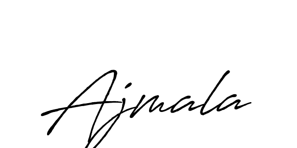 How to make Ajmala signature? Antro_Vectra_Bolder is a professional autograph style. Create handwritten signature for Ajmala name. Ajmala signature style 7 images and pictures png